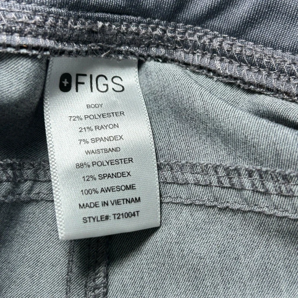 FIGS Kade Cargo Scrub Pants Men's M Tall Gray Technical Collection‎ Straight Leg